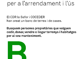 Bellreguard se suma al banc de terres i cases del CDR de la Safor