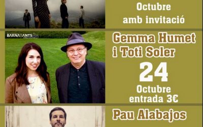 Jazzmatics, Gemma Humet, Toti Soler i Pau Alabajos posen ‘Ritmes de Tardor’ a l’oferta cultural de Bellreguard